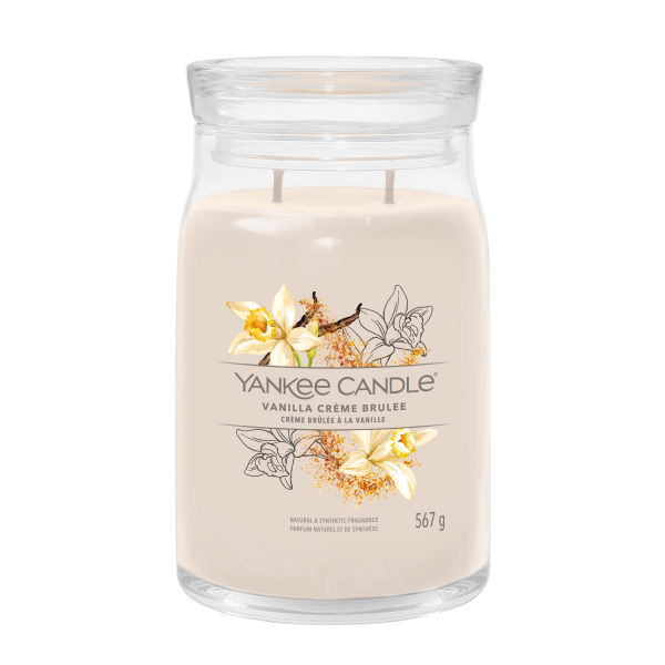 Signature Large Jar 2-Docht - Vanilla Crème Brulee Signature Large Jar 2-Docht - Vanilla Crème Brulee